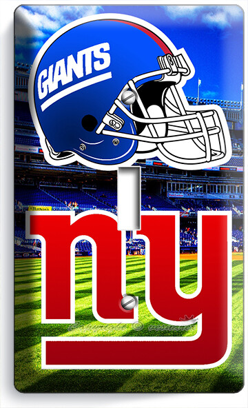 NEW YORK GIANTS NY FOOTBALL TEAM LIGHT SWITCH OUTLET WALL PLATES MAN CAVE DECOR