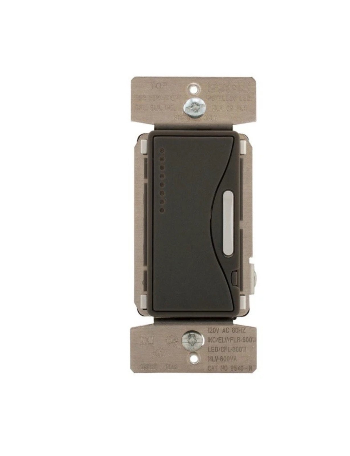 Eaton smart dimmer, Flush mounting, 120V, Wire leads, 9540-N -SG