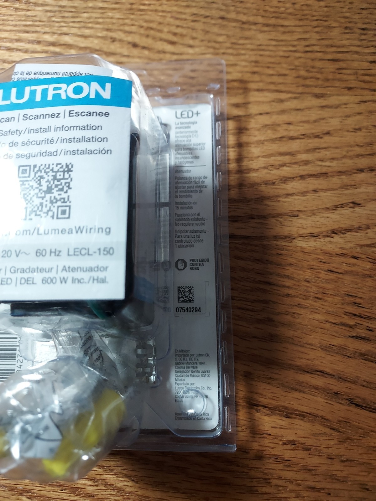 Lutron Lumea LED Slide Dimmer Switch LECL-150H White 150 Watts NEW