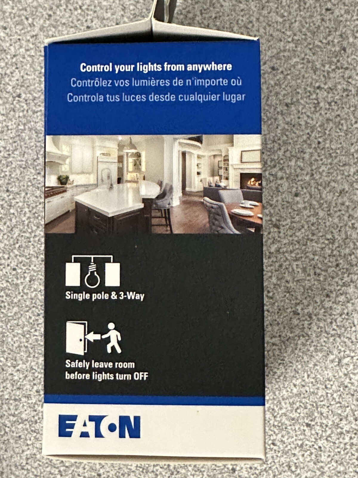 NEW EATON WFSW15-W-SP-L WFSW15-W Wi-Fi WHITE SMART SWITCH WITH ALEXA