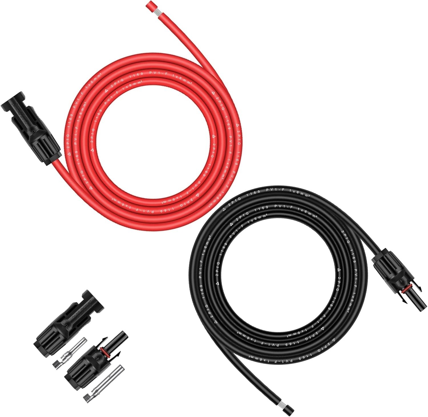 10AWG Solar Extension Cable – 10FT Weatherproof and Corrosion Resistant Design