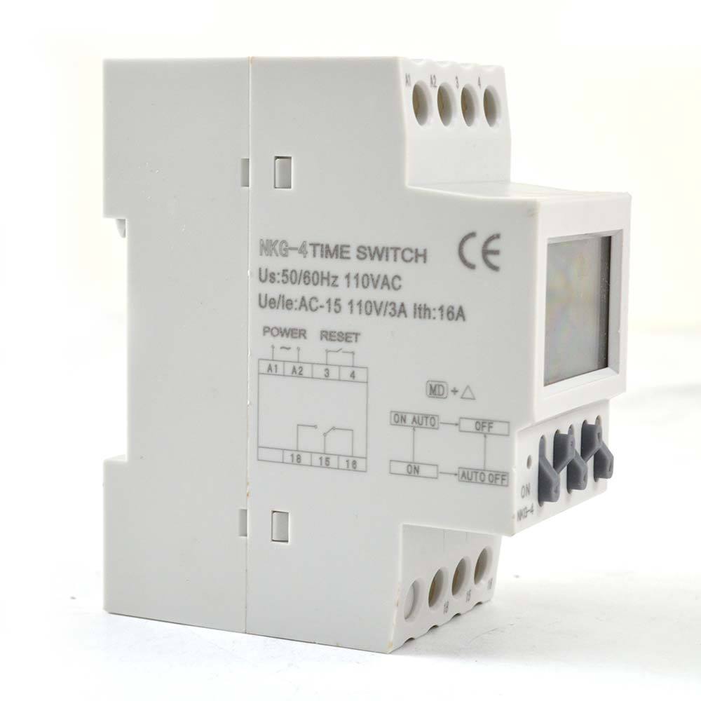 Programmable Digital Timer Switch 110V AC 16A Automatic Bell Control Instrument
