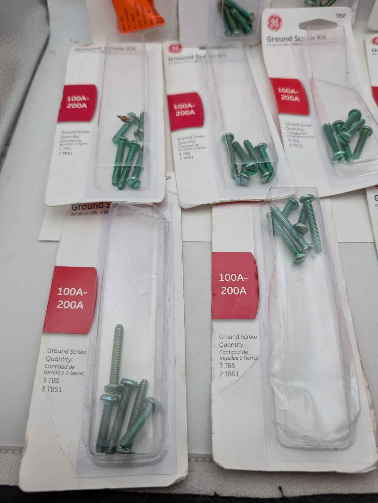 11 Packs GE Electrical Bonding Grounding Screw Kit, 3 TBS, 2 TBS1 (PKG Wear)