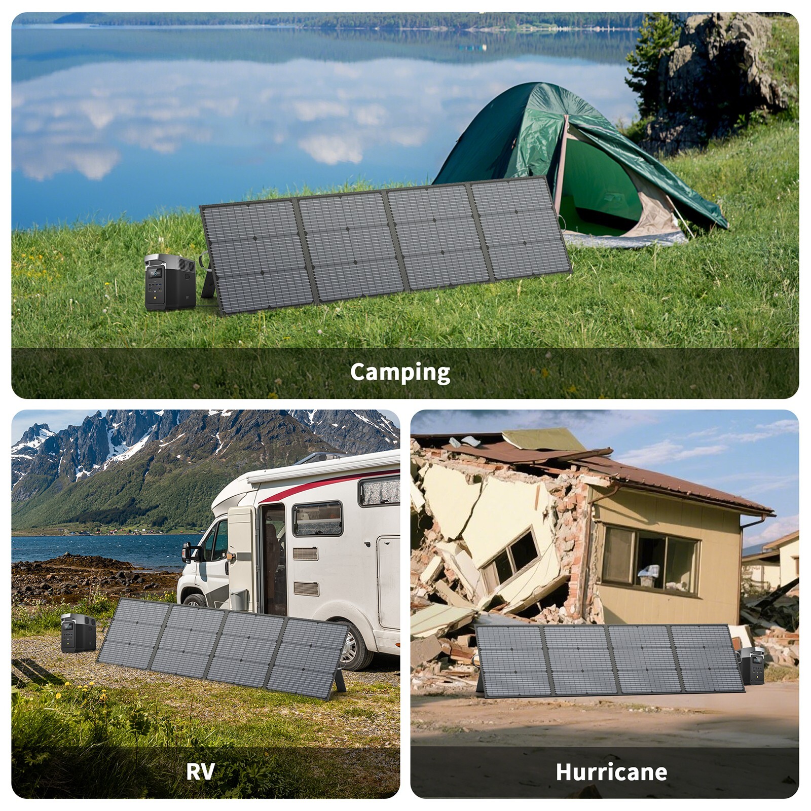 220W 20V Solar Panel Adapter Cable Kit for Jackery EXPLORER Powerstations Charge
