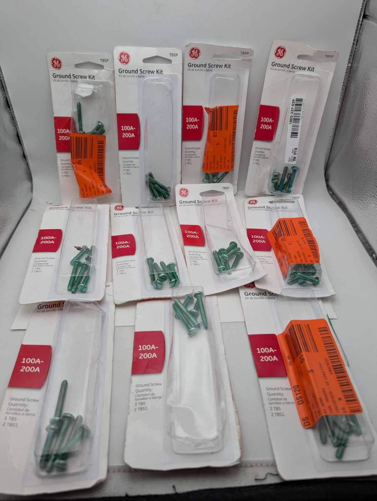 11 Packs GE Electrical Bonding Grounding Screw Kit, 3 TBS, 2 TBS1 (PKG Wear)