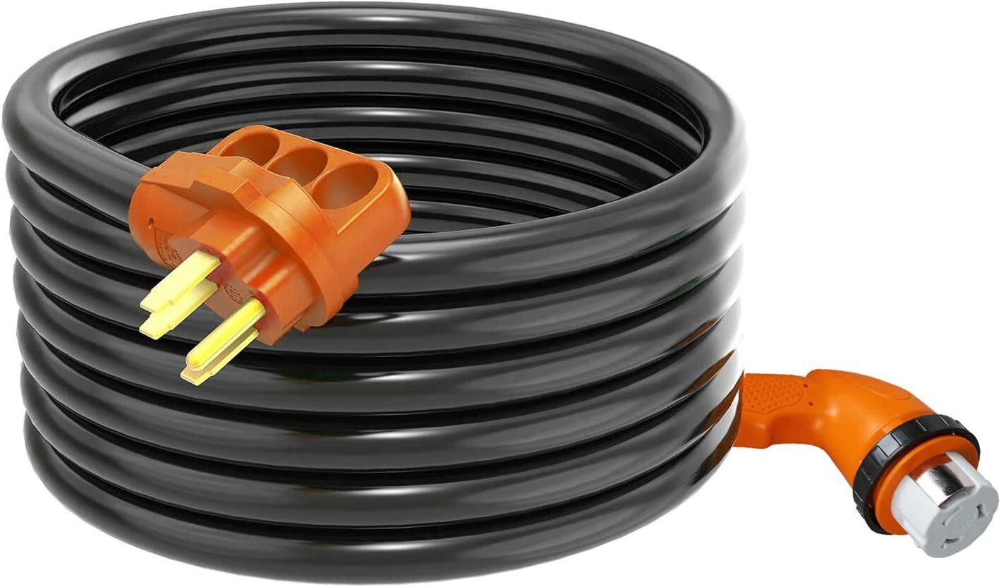 50FT 50Amp RV Extension Cord Power Cable Rain Proof for Trailer Motorhome Camper