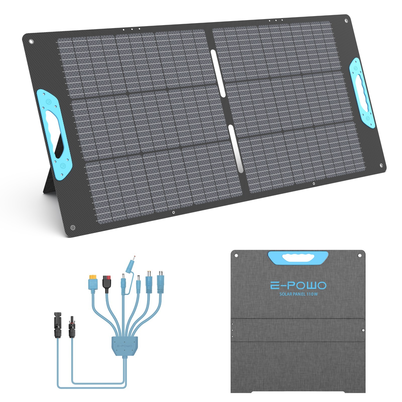 E-POWO Foldable Solar Panel 110W 220W 400W for Jackery Portable Power Station