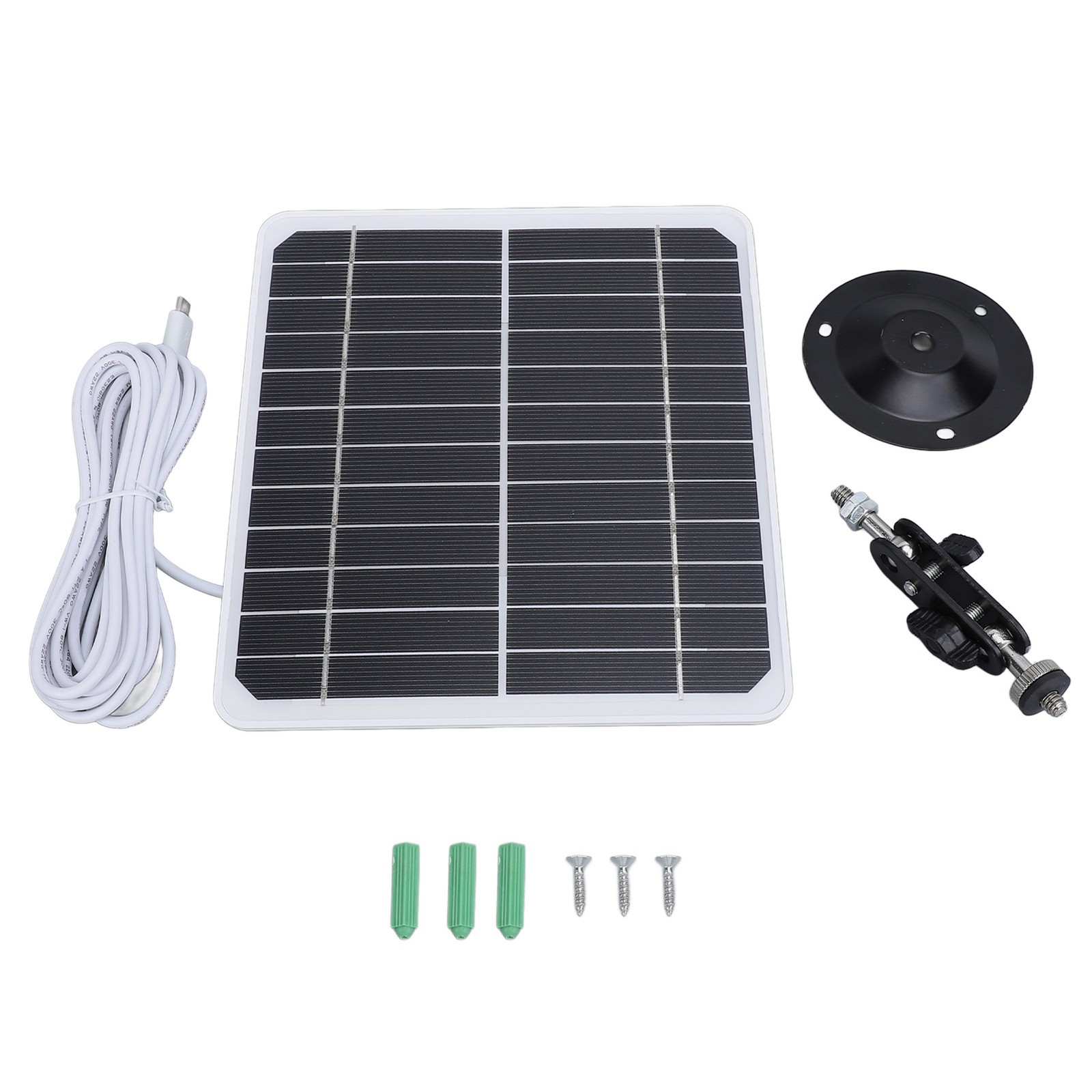20W Solar Panel IP68 For Security Camera (5V With 9.8ft Cable)