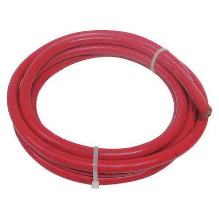 Westward 19Ye42 Welding Cable, 4/0, 10 Ft., Red, Rubber