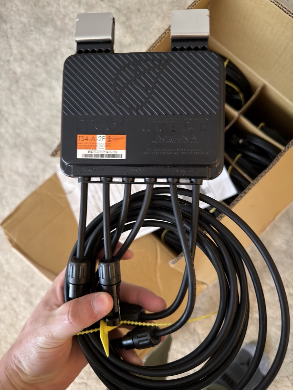 Tigo TS4-A-2F 2.2M Cable Box of 20
