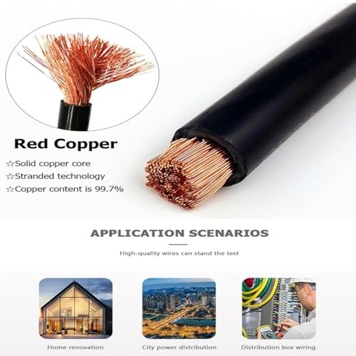 Silicone Wire 10ft, Ultra Flexible 16Gauge Stranded 2 Colors each 5FT 16AWG