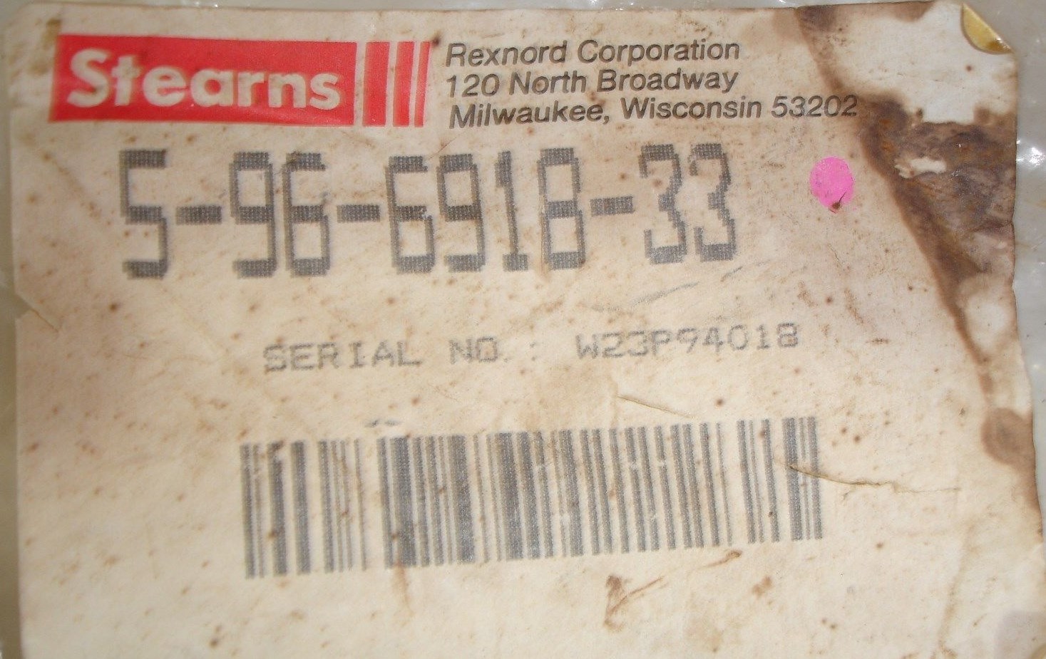 New Stearns Brake Coil Kit 5-96-6918-33 200VDC 6-3-92000-09 coil