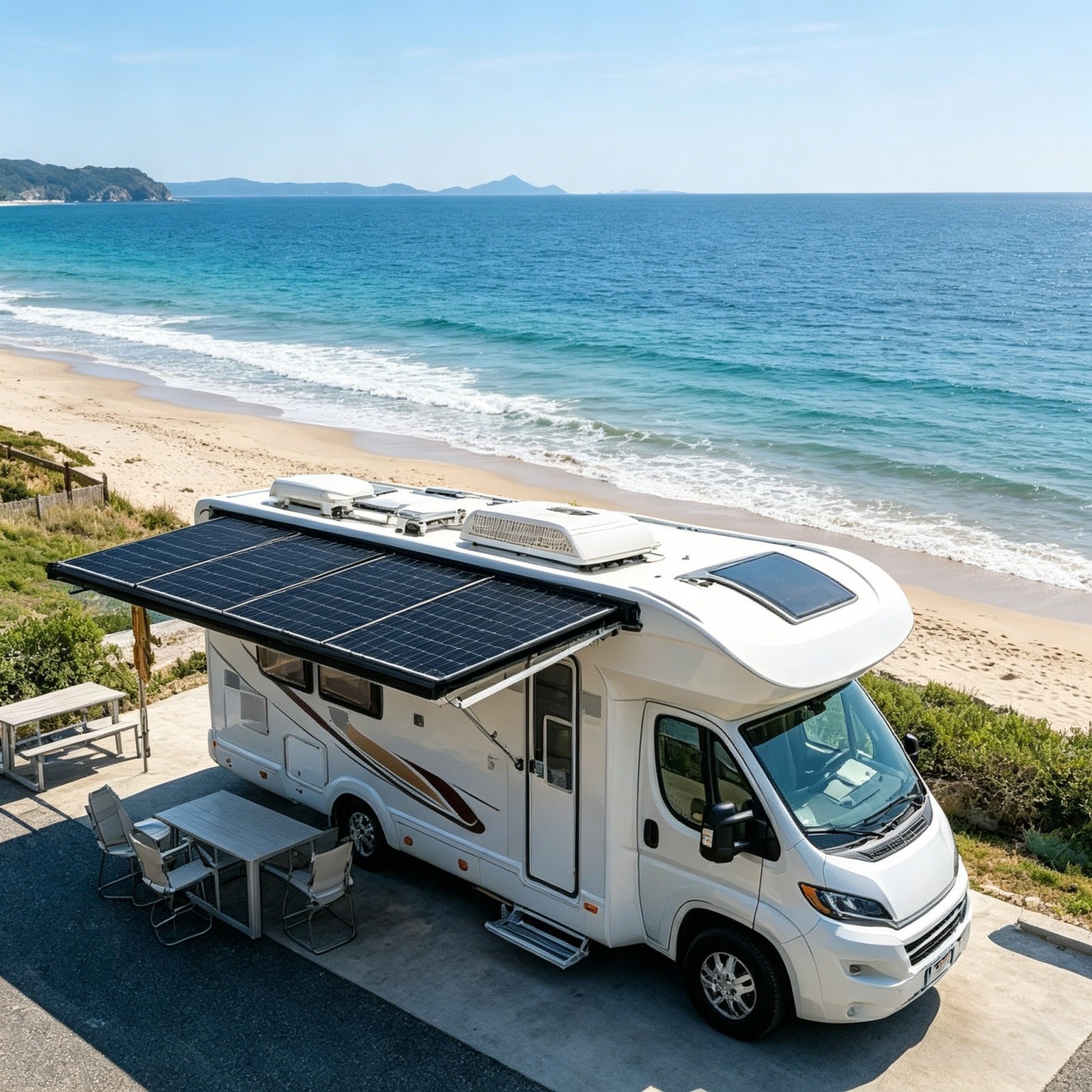 AeternaSol 200W *5（1000w）N-Type Mono 18V Solar Panel Roof RV Boat Off-Grid