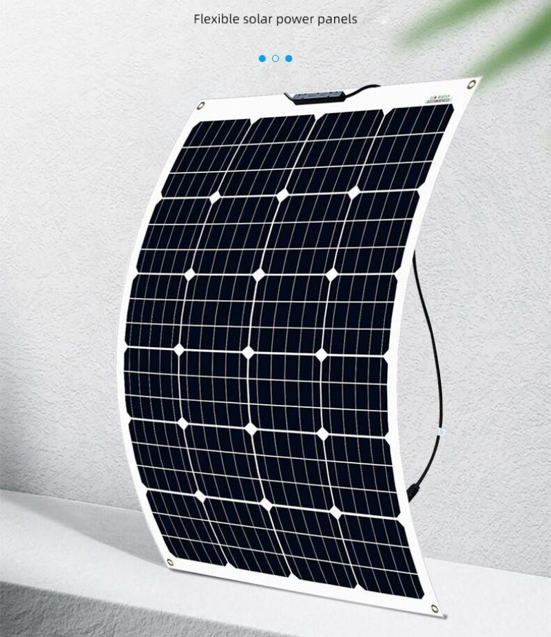 300W Flexible Solar Panel for Boat RV Car Camping Battery Charging Solutions New