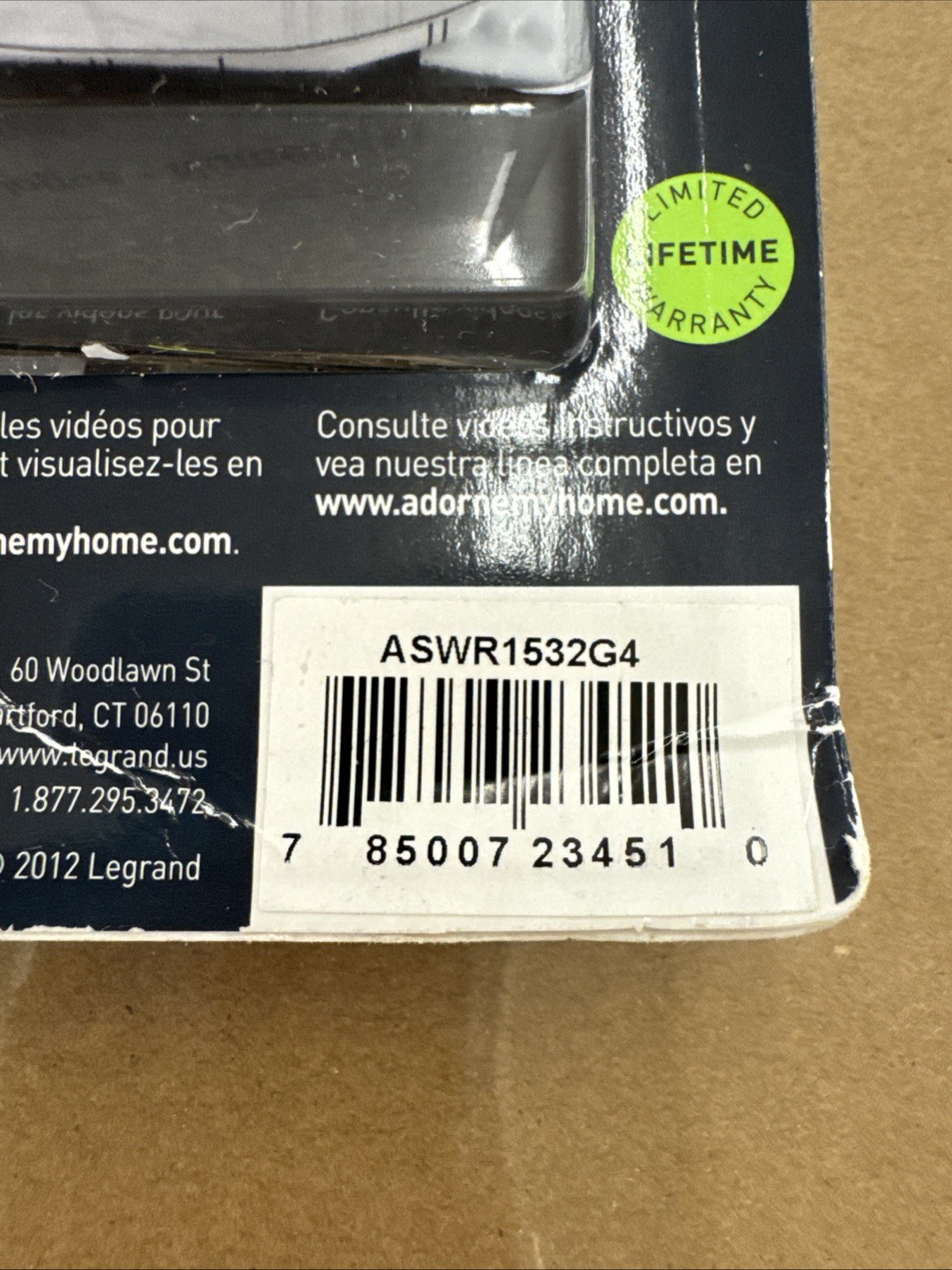(1-Pk) Legrand Whisper 3-Way Switch 15A ASWR1532G4 | New & Sealed Box!