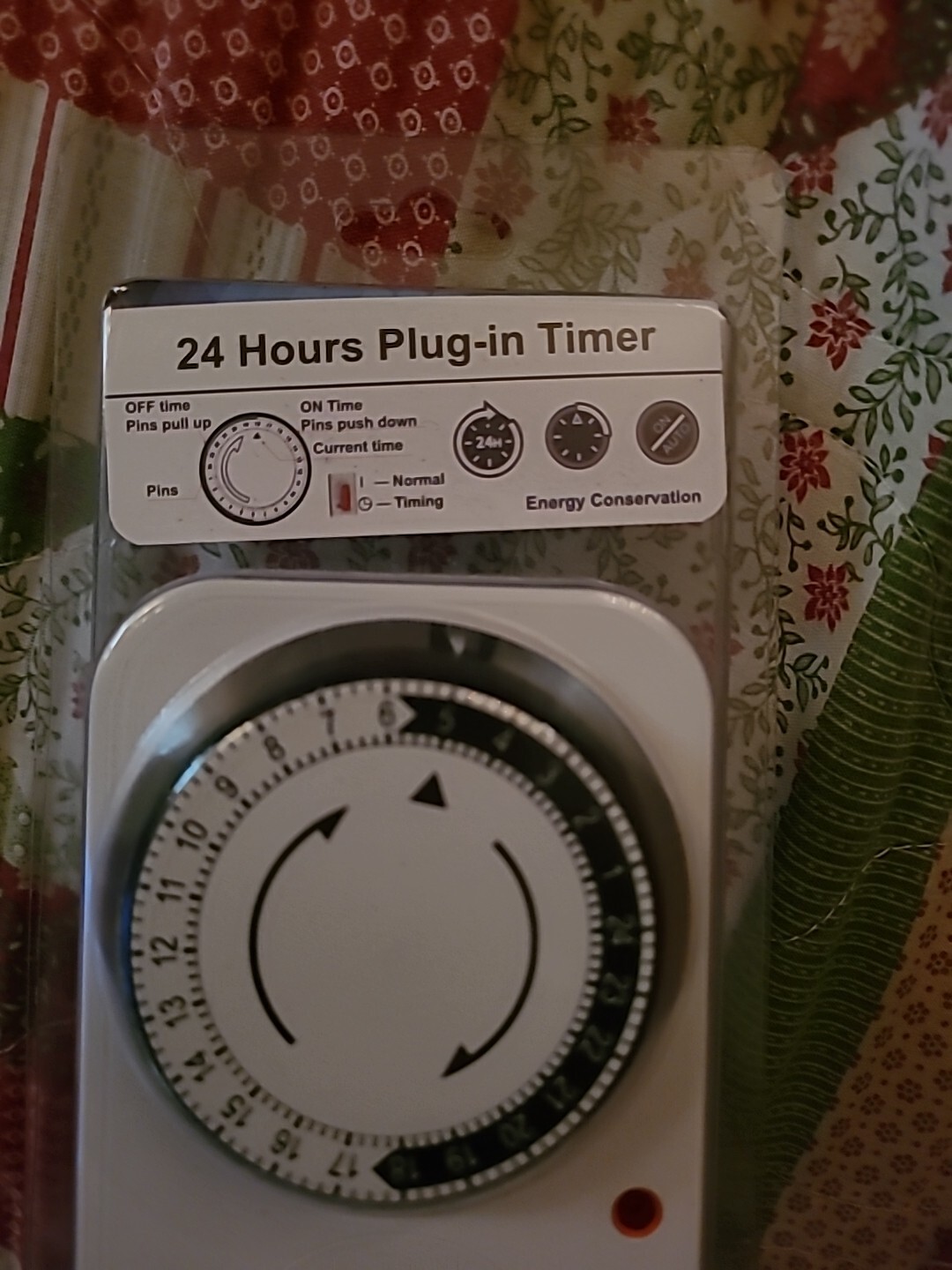 Plug-in Timer Model 24 Hours 15 Amps GMT04A-US