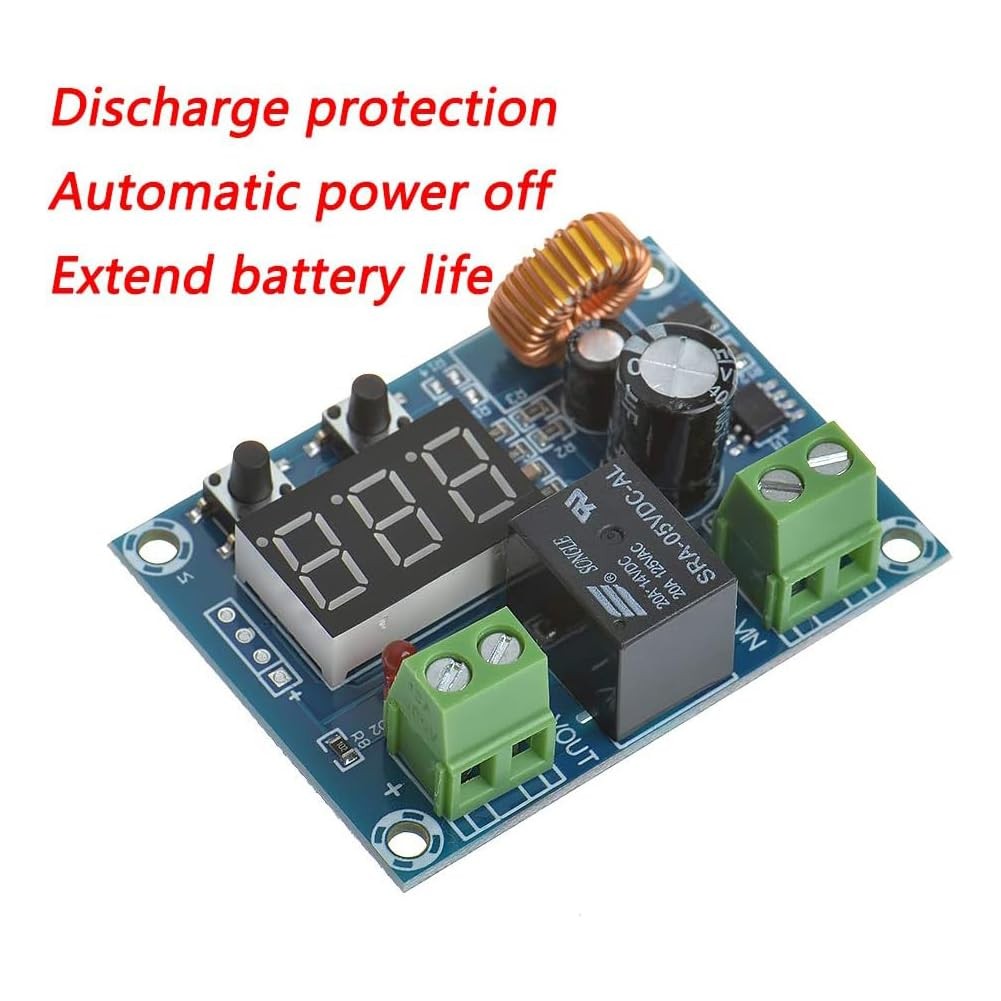 2PCS Digital Low Voltage Protector 12V-36V Disconnect Switch Cut Off Over Dis