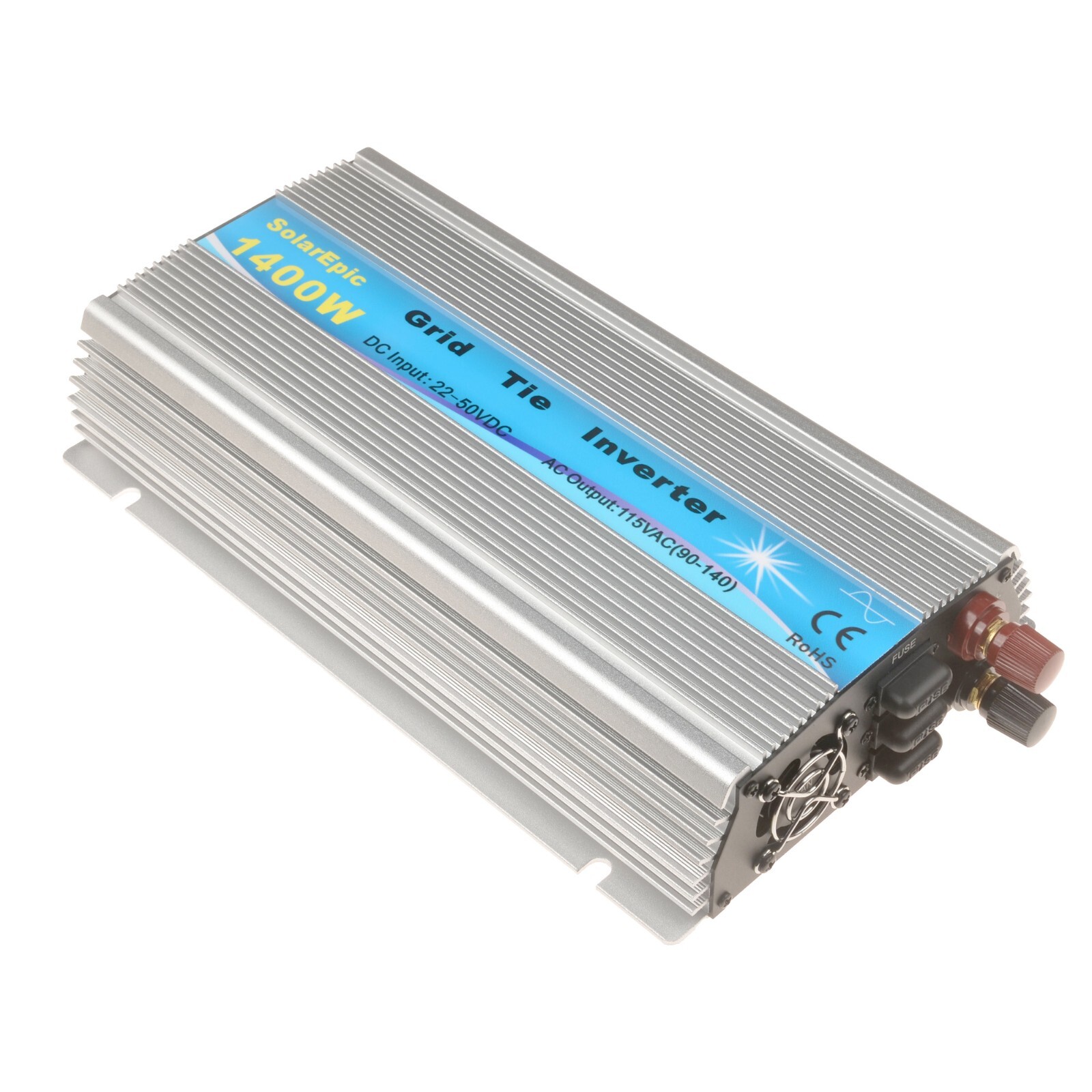 1400W Grid Tie Inverter DC36V to AC110V/220V Solar Inverter Built-in Meter LCD