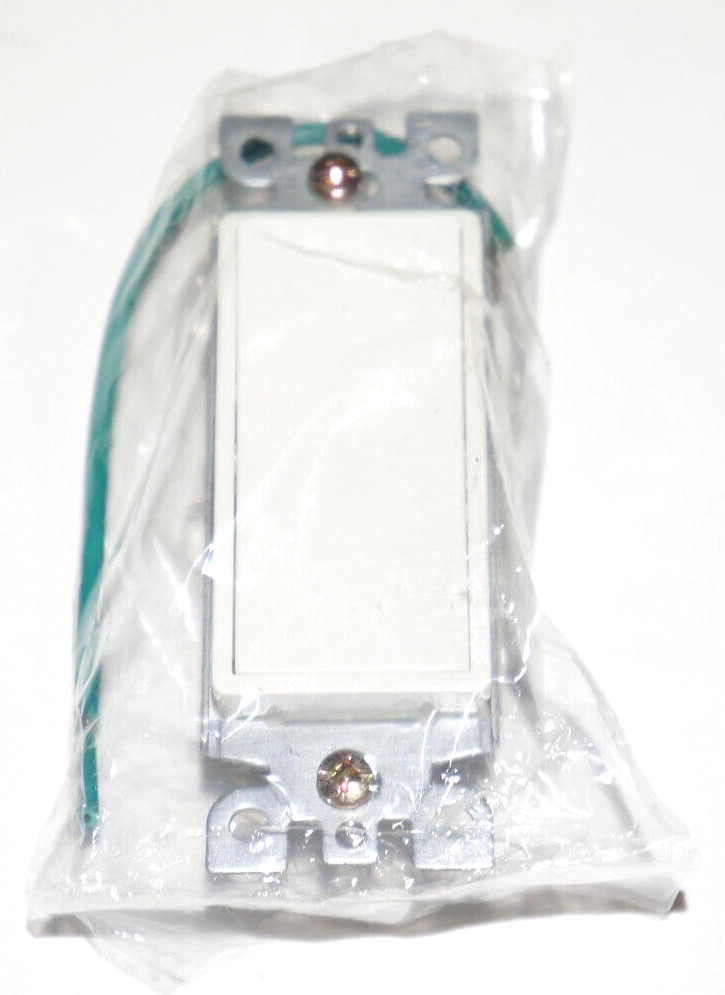 4 Way Toggle White Decorator Rocker Wall Switch 15A 110V 120V AC 15 AMP UL