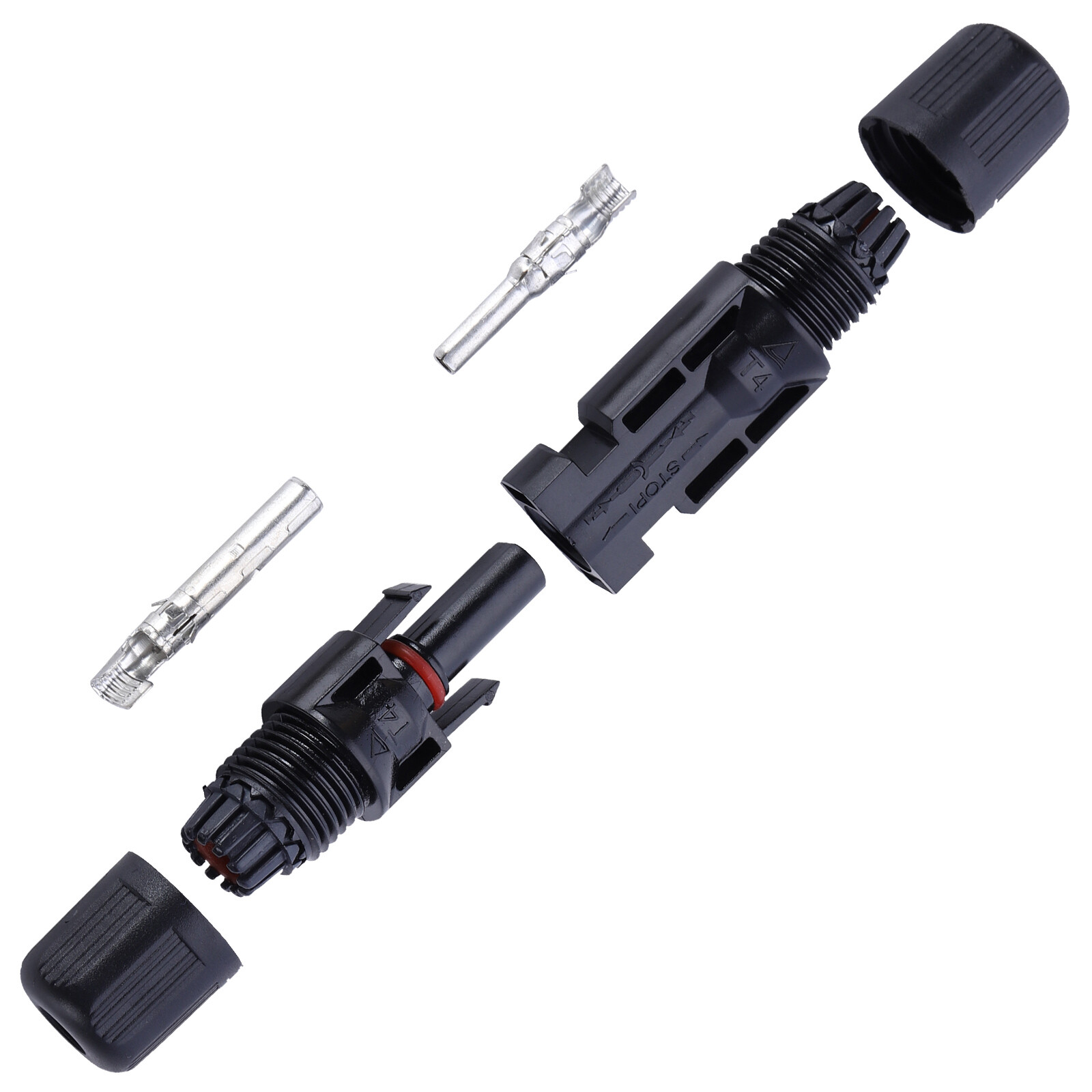 Lot Solar Cable Connectors 4mm-6mm 30Amp Waterproof Solar Panel Wire Joiners US