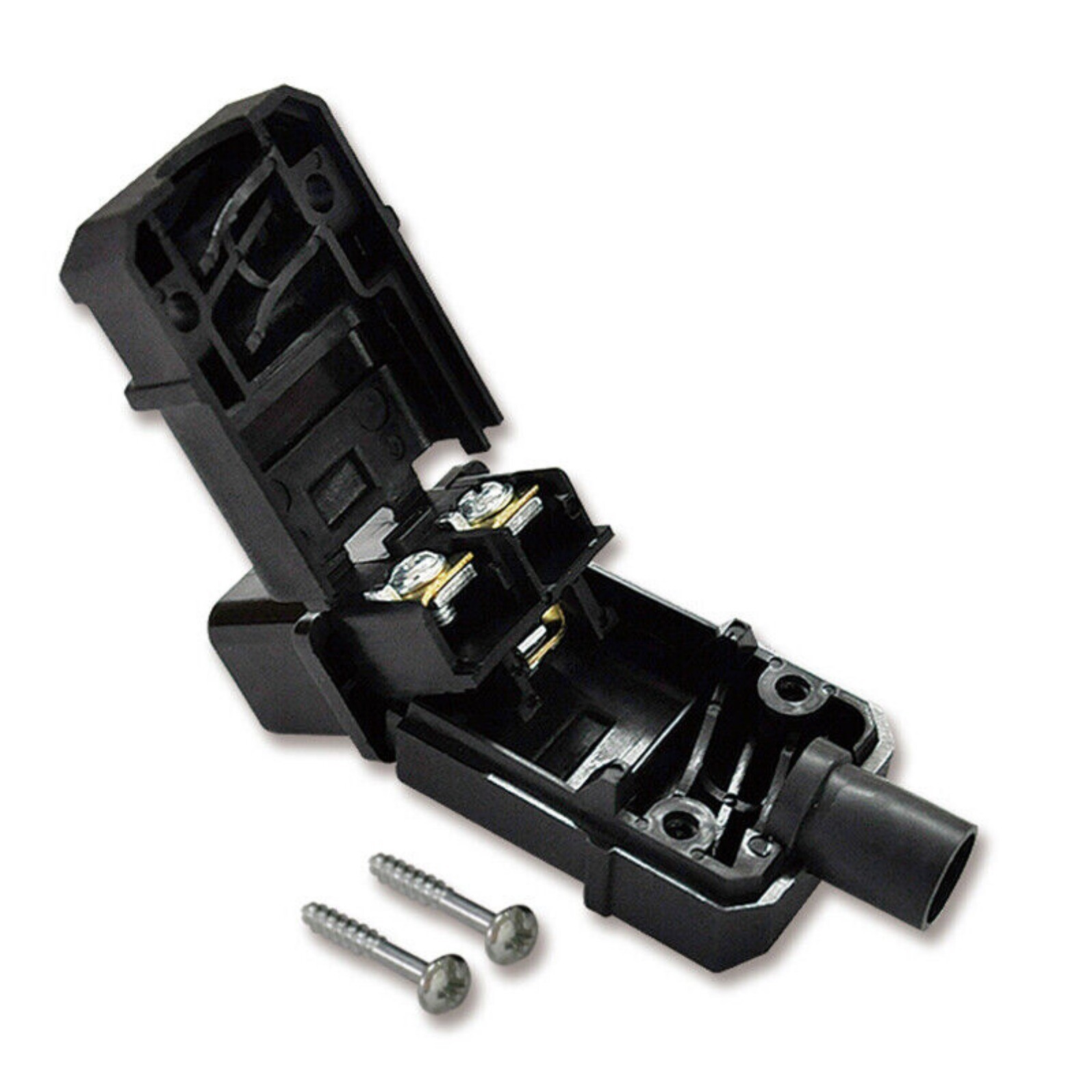 IEC320 C19 Socket C20 Plug Rewireable Power Cable Connector AC 250V 16A Black