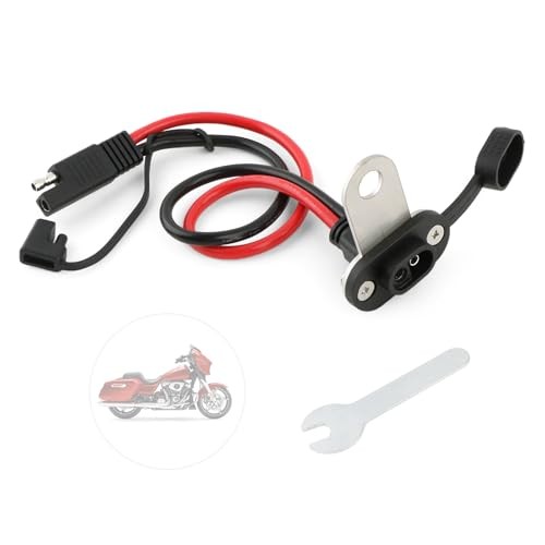 Motorcycle Battery Charger Bracket Port Mount for 2014-2025 Road Glide Street