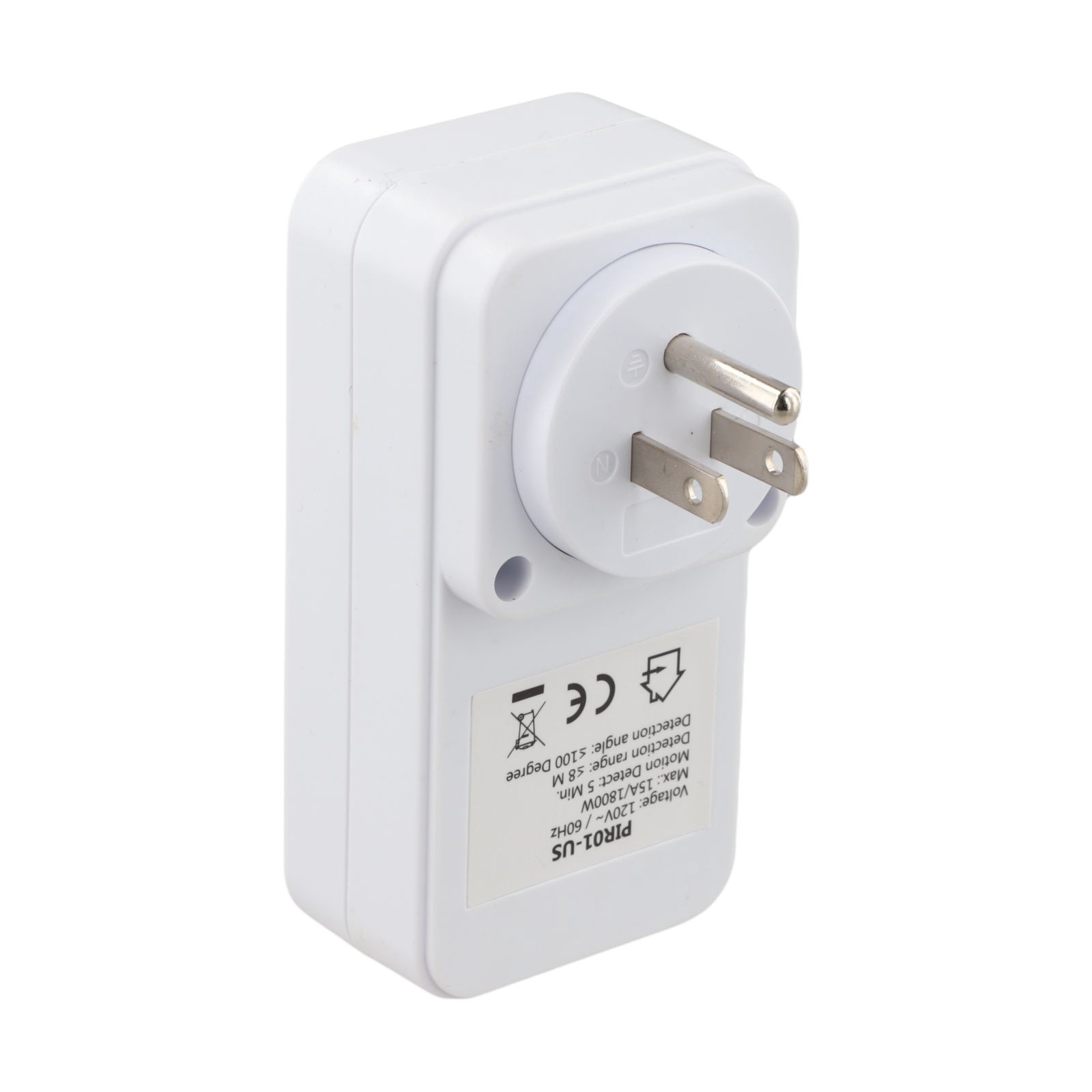 1800W PIR Sensor Power Socket Switch for Living Room and Garage Lights