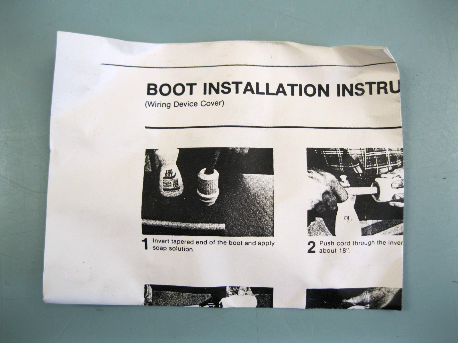 Lot (2) Leviton 7715-CR Weather & Corrosion Resistant Boot w Ring F18
