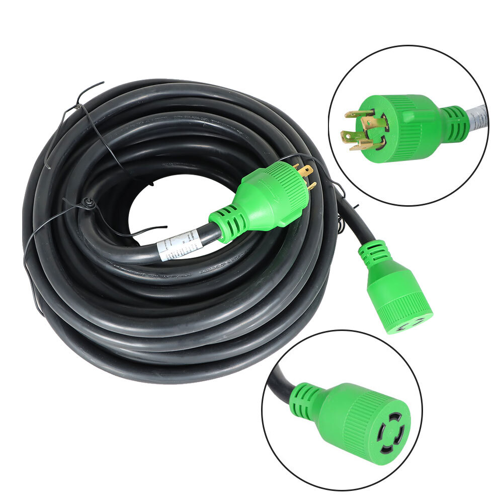 Labwork Generator Extension Cord 75 Ft 4 Prong Power Cable 10 4 30 Amp