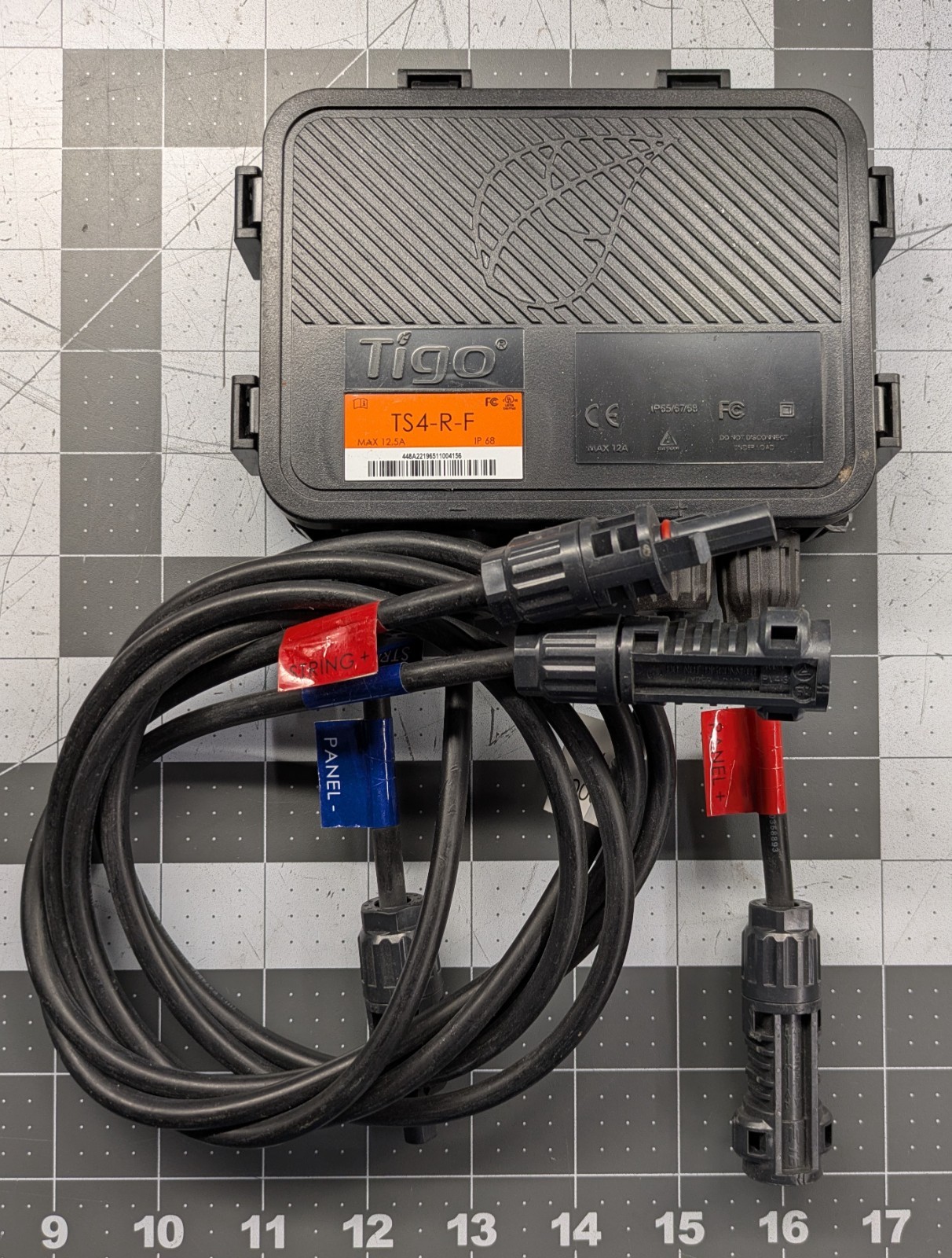 Tigo TS4-R-F Rapid Shutdown Equipment READ Cracked Plastic Connector.