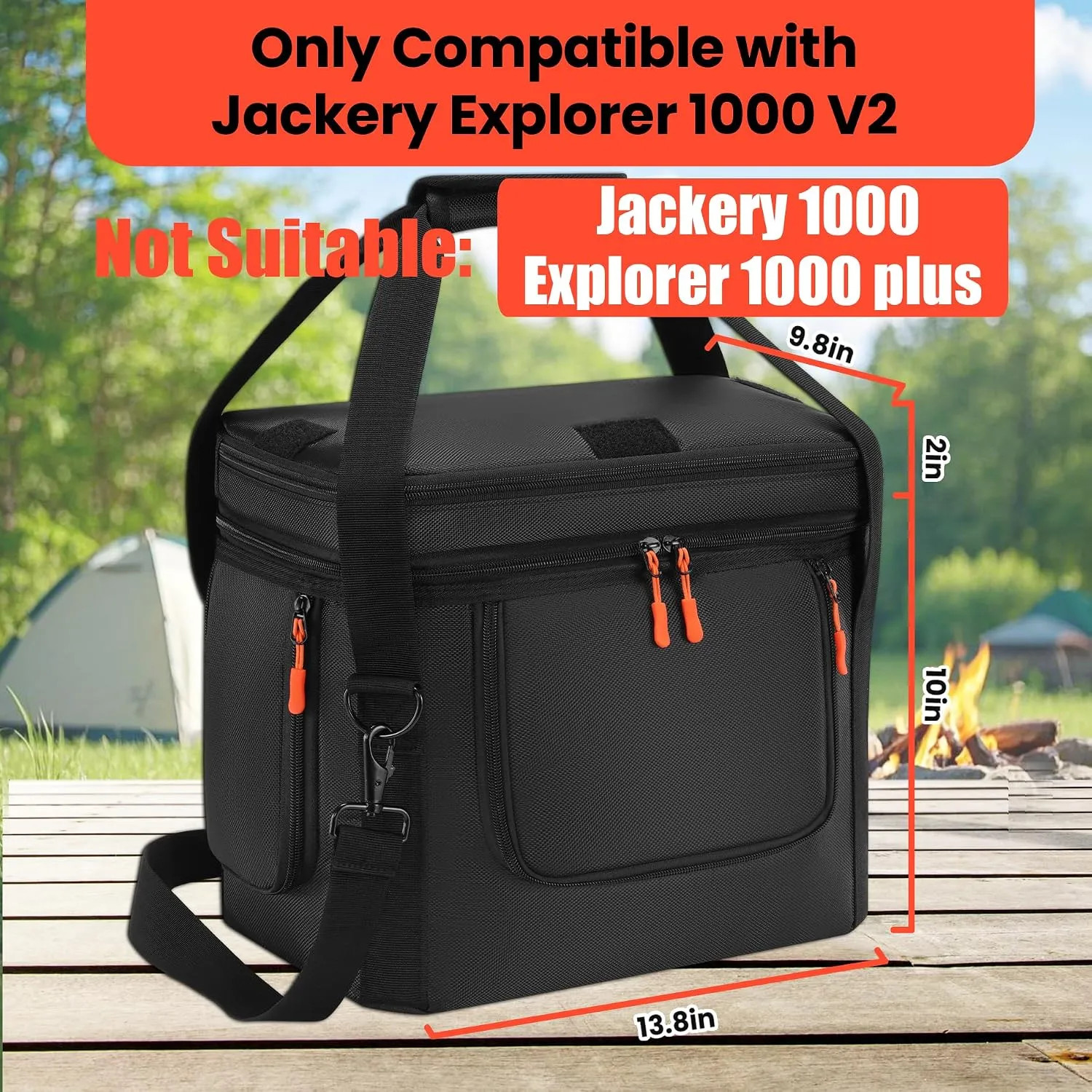 Portable Carrying Bag For Jackery Explorer 1000 V2 Power Station Storage Case…