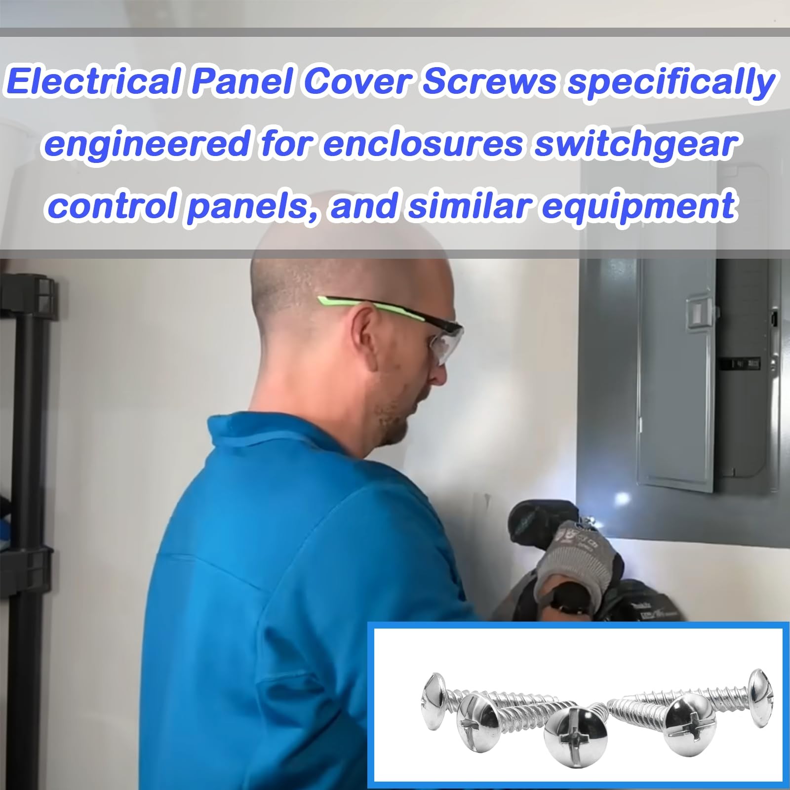 Electrical Panel Screws for Eaton LCCSCS Cover, Electrical Box Fasteners 20 Pcs