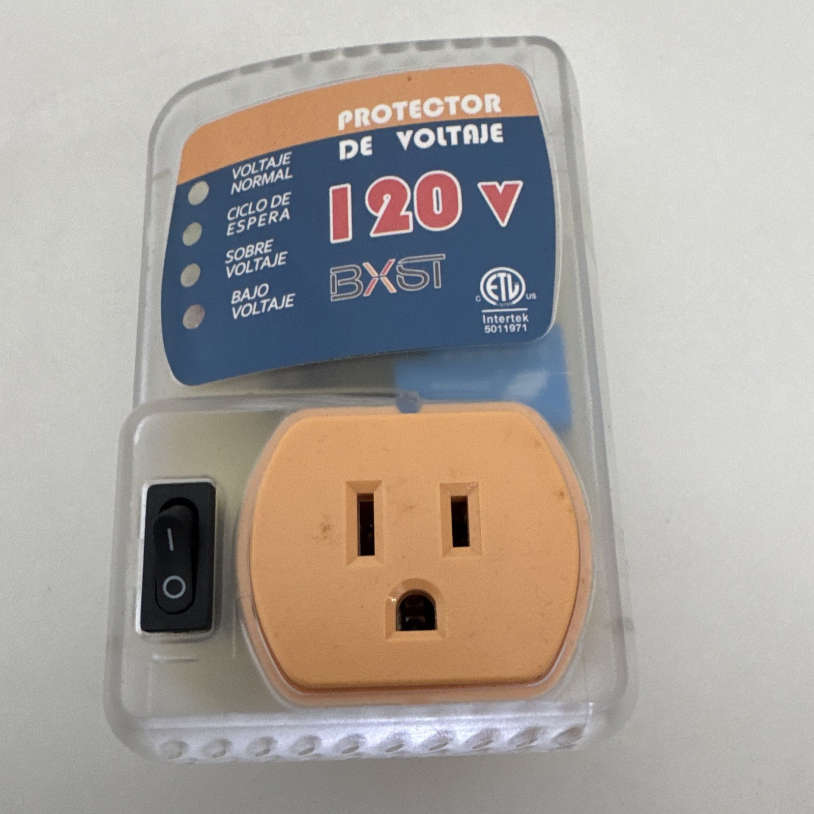 Voltage protector BXST BX-V010 120V 15A Plug-In 1-Outlet Surge/Over