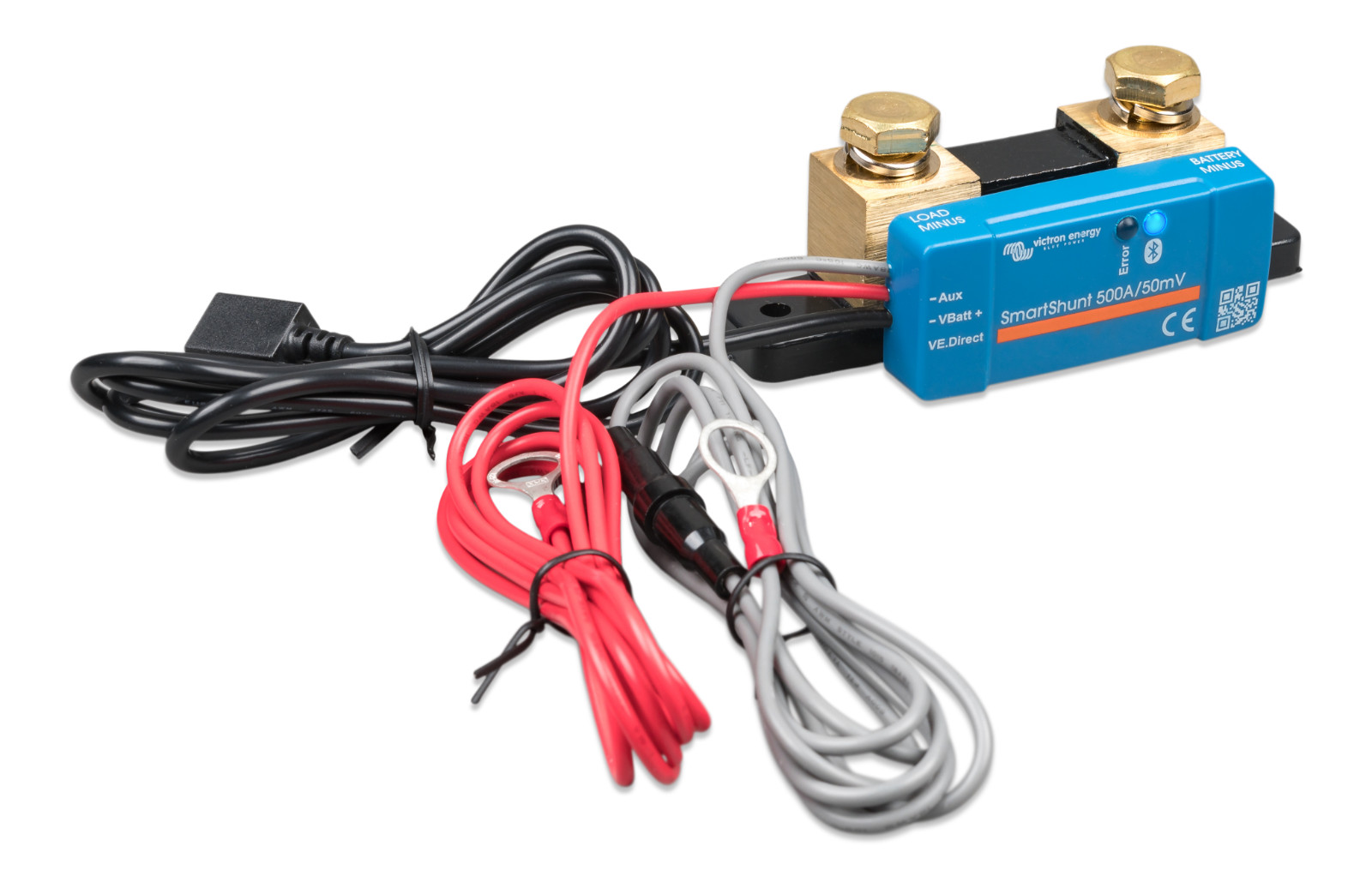 Victron SHU065150050 SmartShunt 500 Amp Battery Monitor Smart Shunt IP65