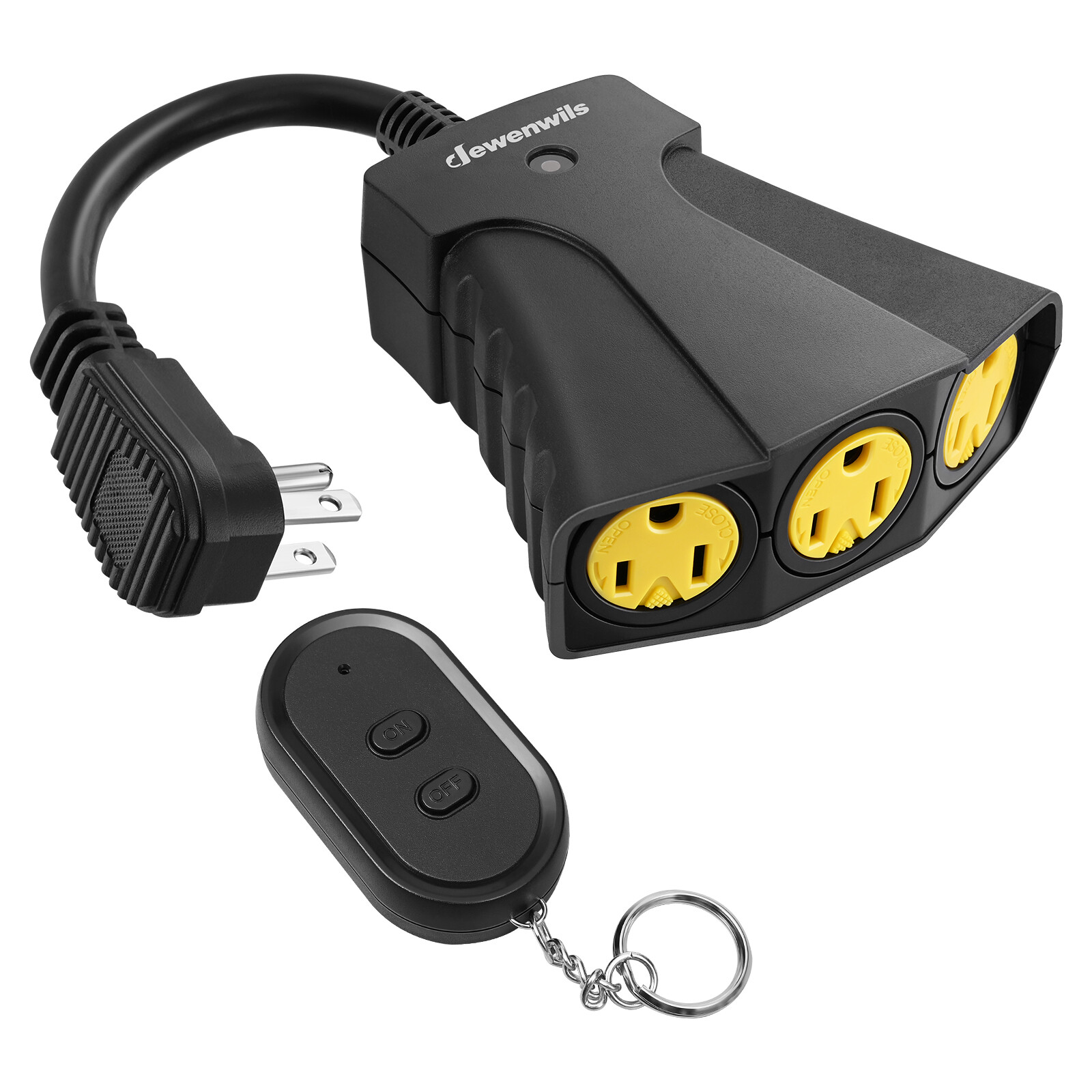 DEWENWILS Wireless Remote Control Electrical Outlet Switch for Christmas Lights