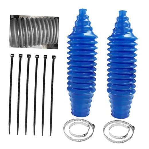 12PCS Car Rack and Pinion Boot Kit – Waterproof & Dustproof Silicone Blue