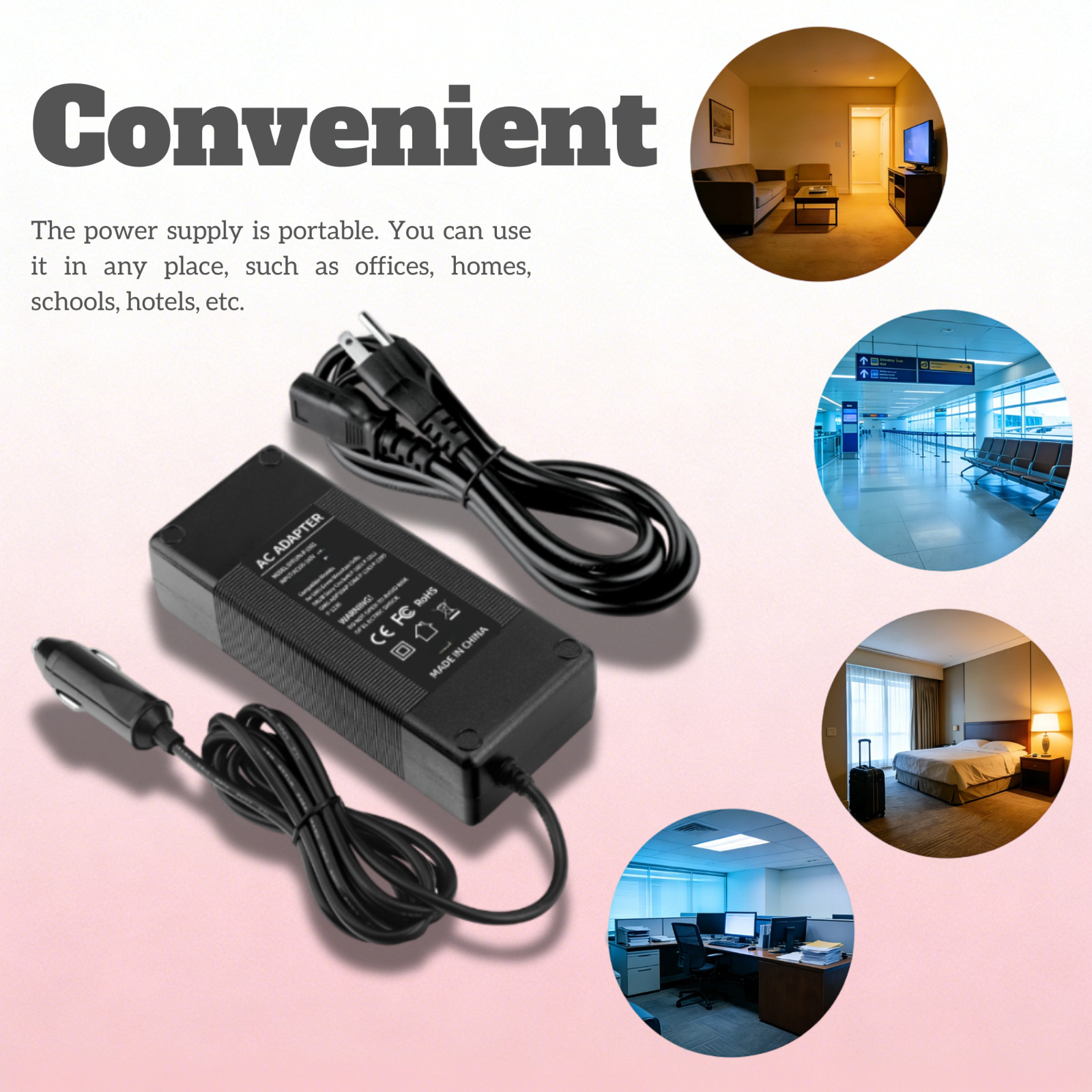 12V Adapter for Green Mountain DB/JB Grills GMG-ADP10A P-1266 P-1283 P-1295