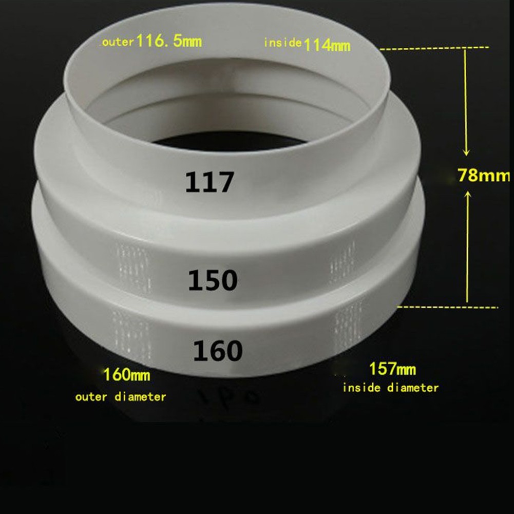Fan Pipe Fan Pipe Practical Replacement 80/100/110mm Accessories Connector
