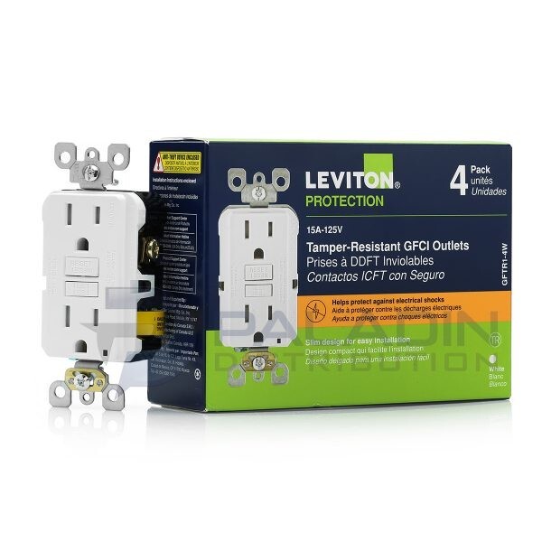 NEW & SEALED 15 Amp Self-Test SmartlockPro Slim Tamper Resistant GFCI Duplex