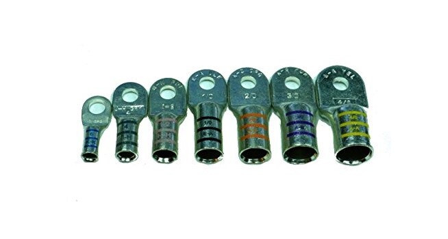 Marine Battery Cable Terminals – Tin Plated Heavy Duty FTZ Power Lugs