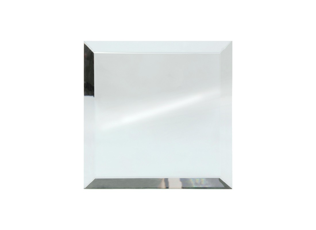 FHC BVM4C4 4″ x 4″ Square All Sides Beveled Clear Mirror