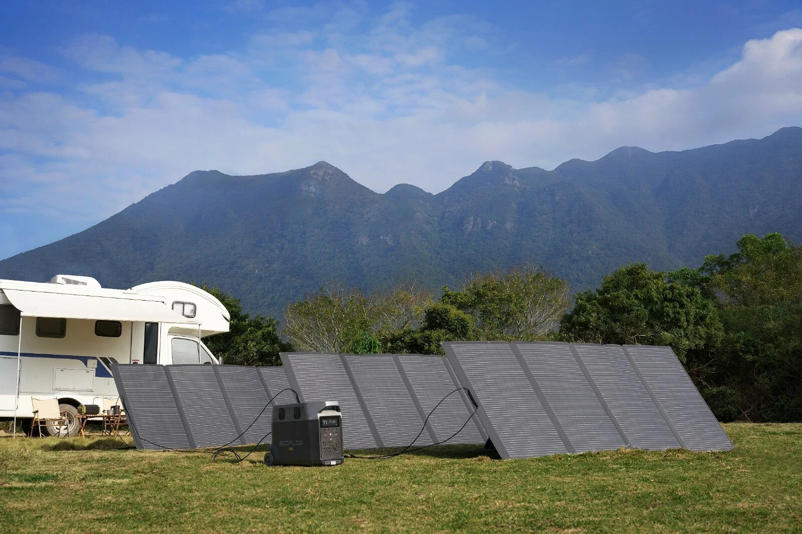 New In Box EcoFlow 400W Solar Panel Folding Self-supporting Waterproof Outdoor