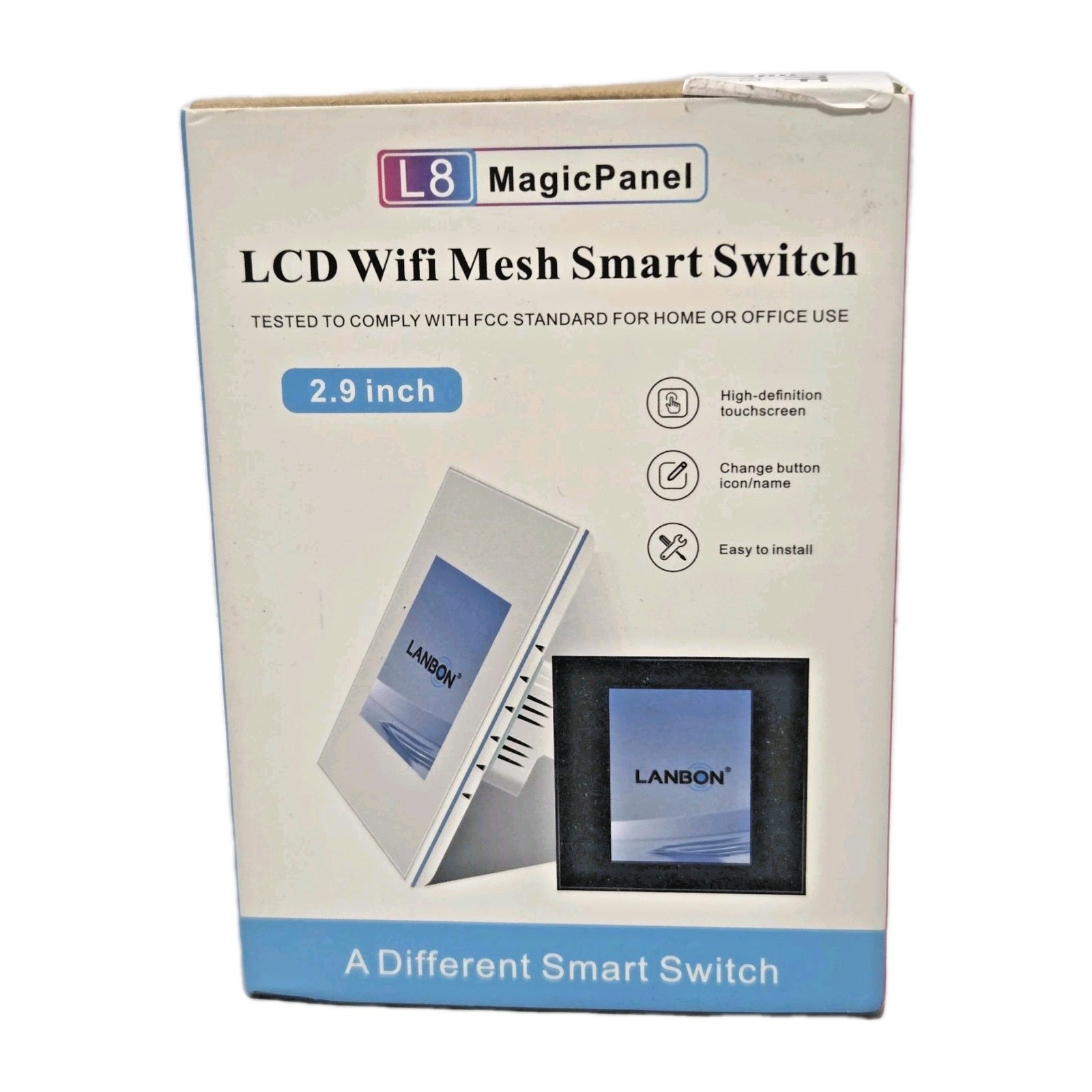 Lanbon L8-HS 5 in 1 MagicPanel TouchScreen LCD WiFi Mesh Smart Switch