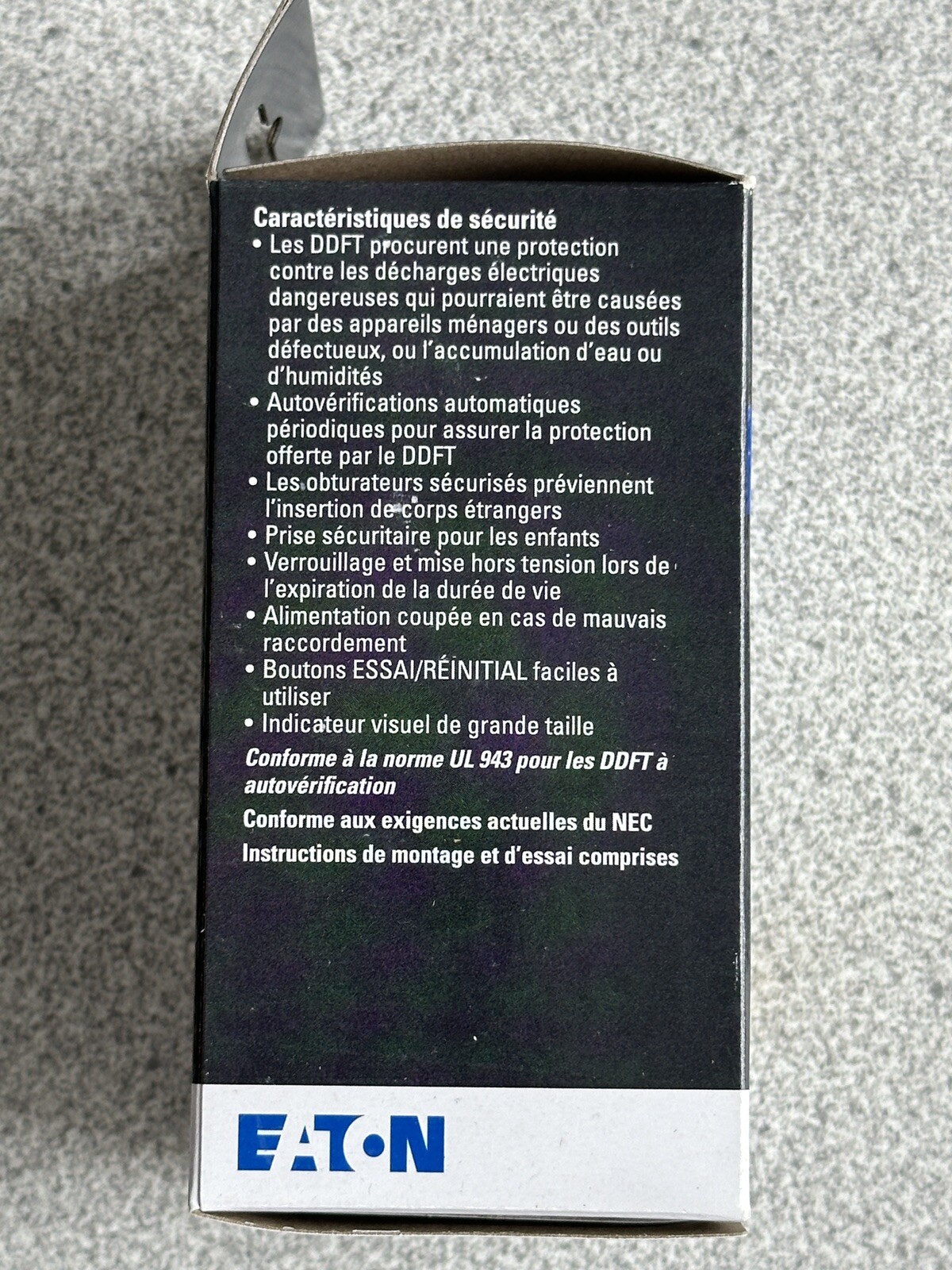 NEW Eaton Lt Almond Tamper Resist GFCI Self-Test Outlet Receptacle 15A TRSGF15LA