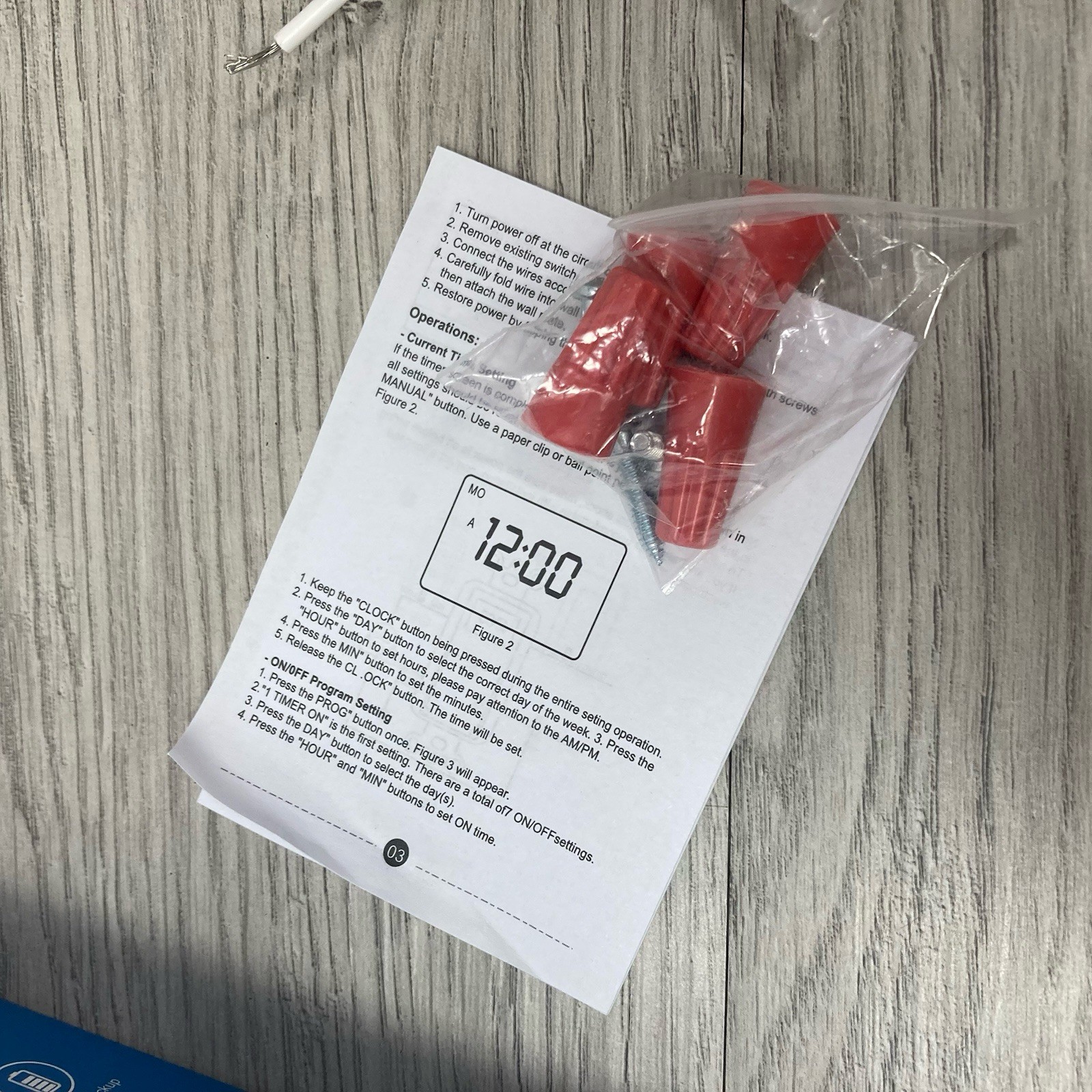 DEWENWILS Indoor in Wall Timer Switch for Lights,Fans,7 Day 7 ON/Off Settings