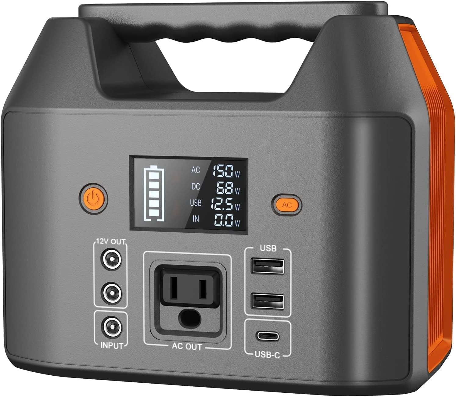 EnginStar Portable Power Station 150W 155Wh Solar Generator