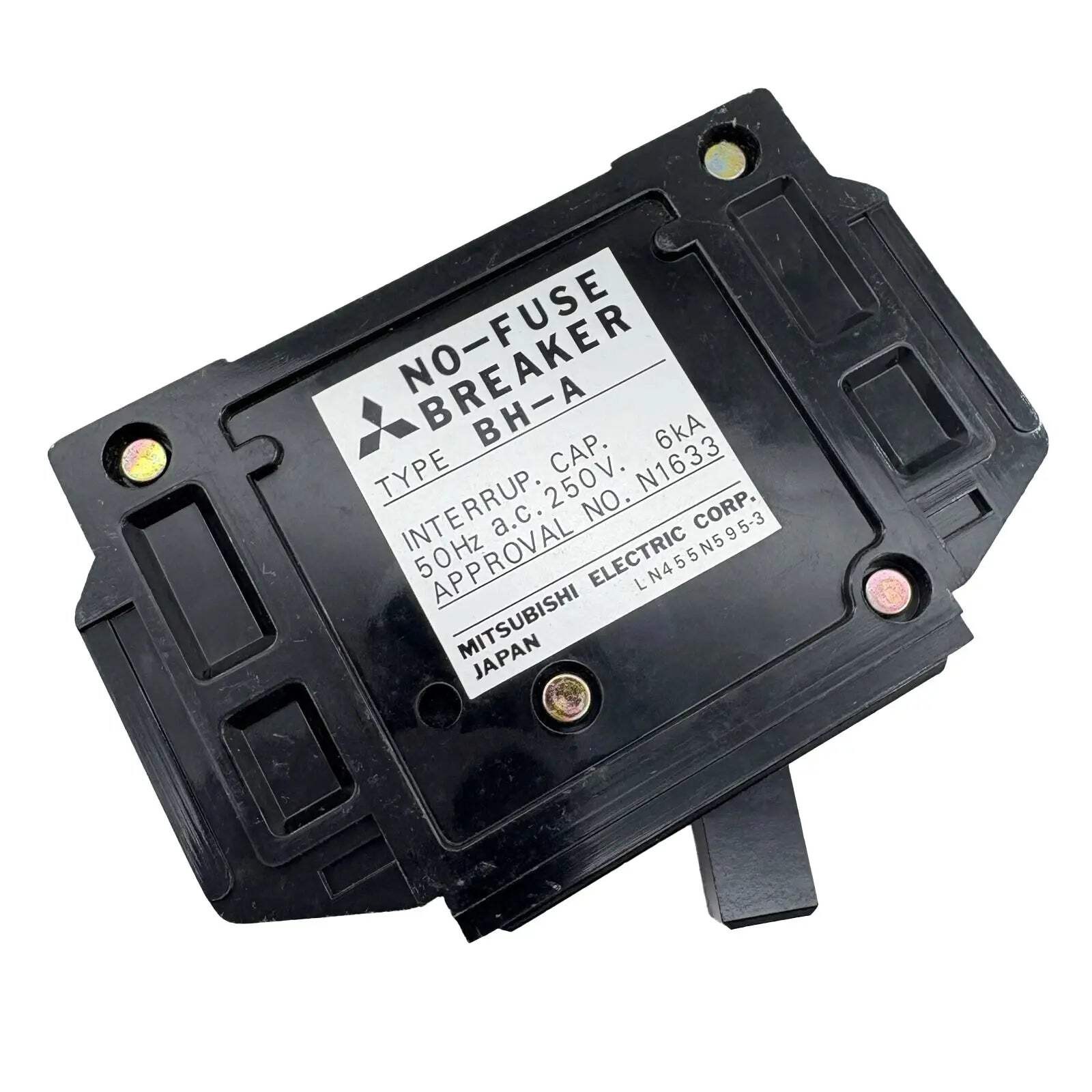 Mitsubishi No-Fuse Circuit Breaker 1P 16A 250VAC 50Hz 6kA BH-A
