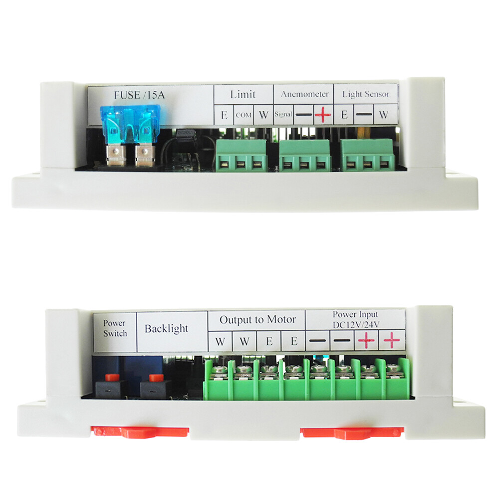 Single/Dual Axis Solar Tracker LCD Controller W/ Relay Extension Module Kits AT