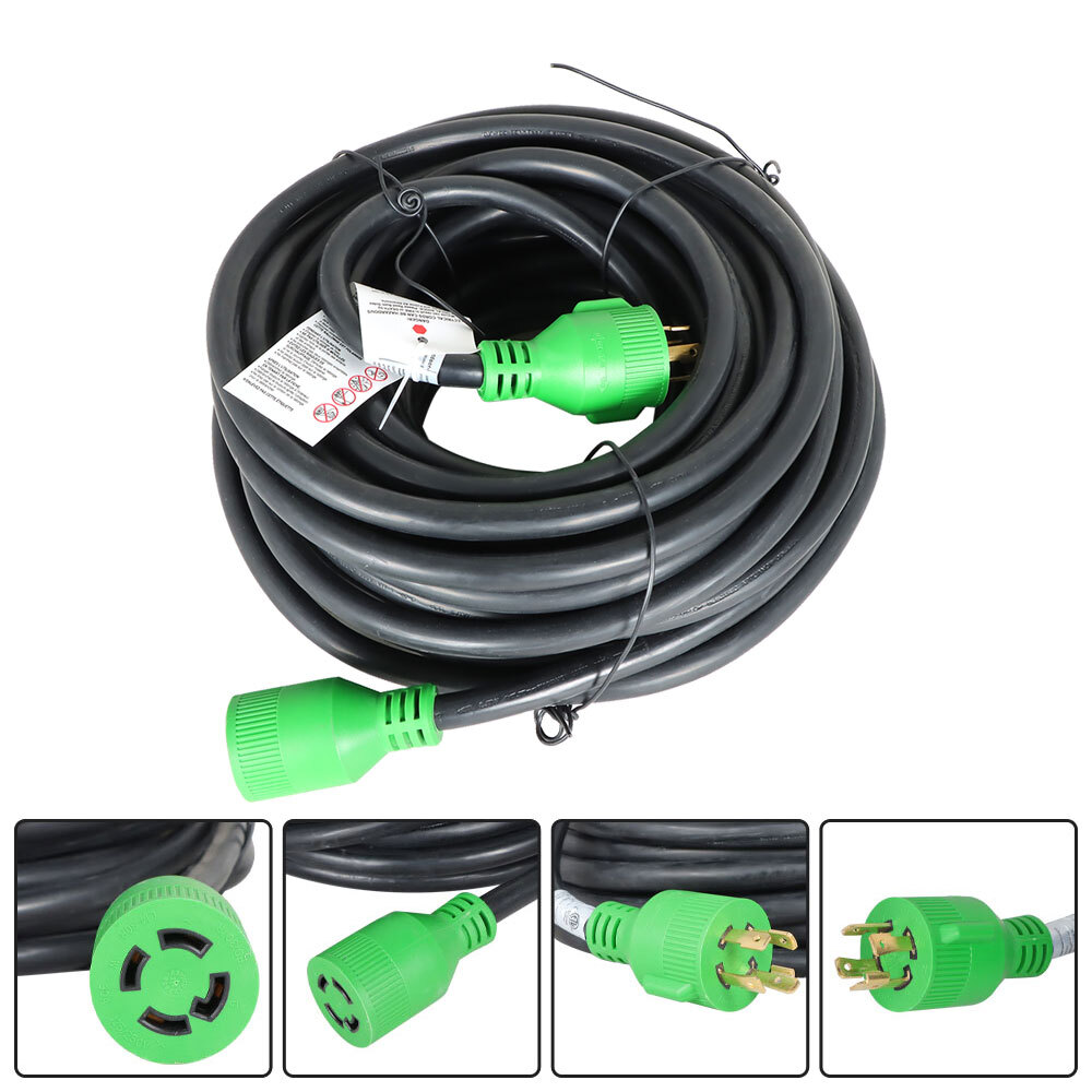 Labwork Generator Extension Cord 75 Ft 4 Prong Power Cable 10 4 30 Amp
