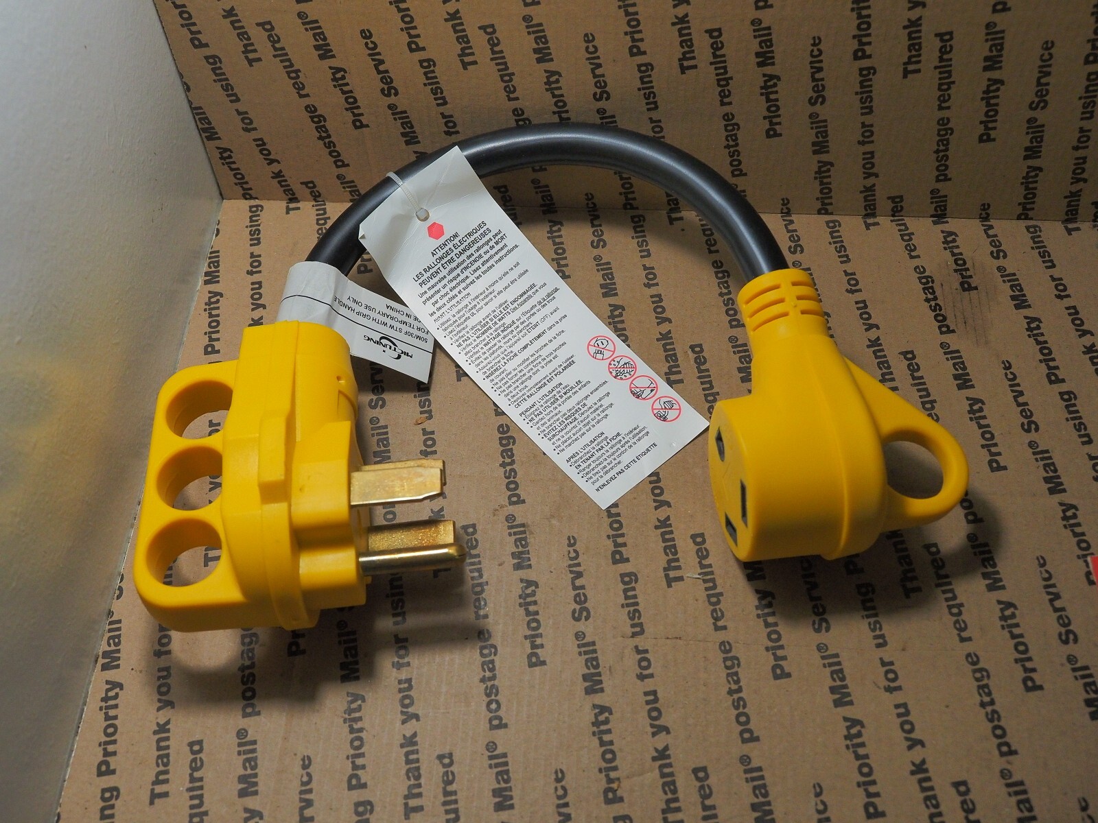 Mictuning 50M/30F STW W/ Grip Handle SHORT Cable camping Adpt 9426 NEW C1